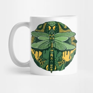 Forrest Green Circle of the Dragonfly Mug